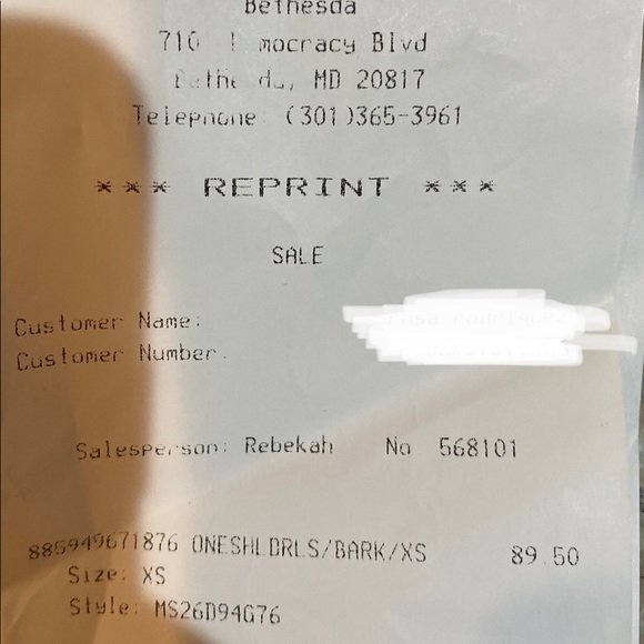 Michael Kors One Shoulder Sweater size XS Brown - Picture 3 of 3